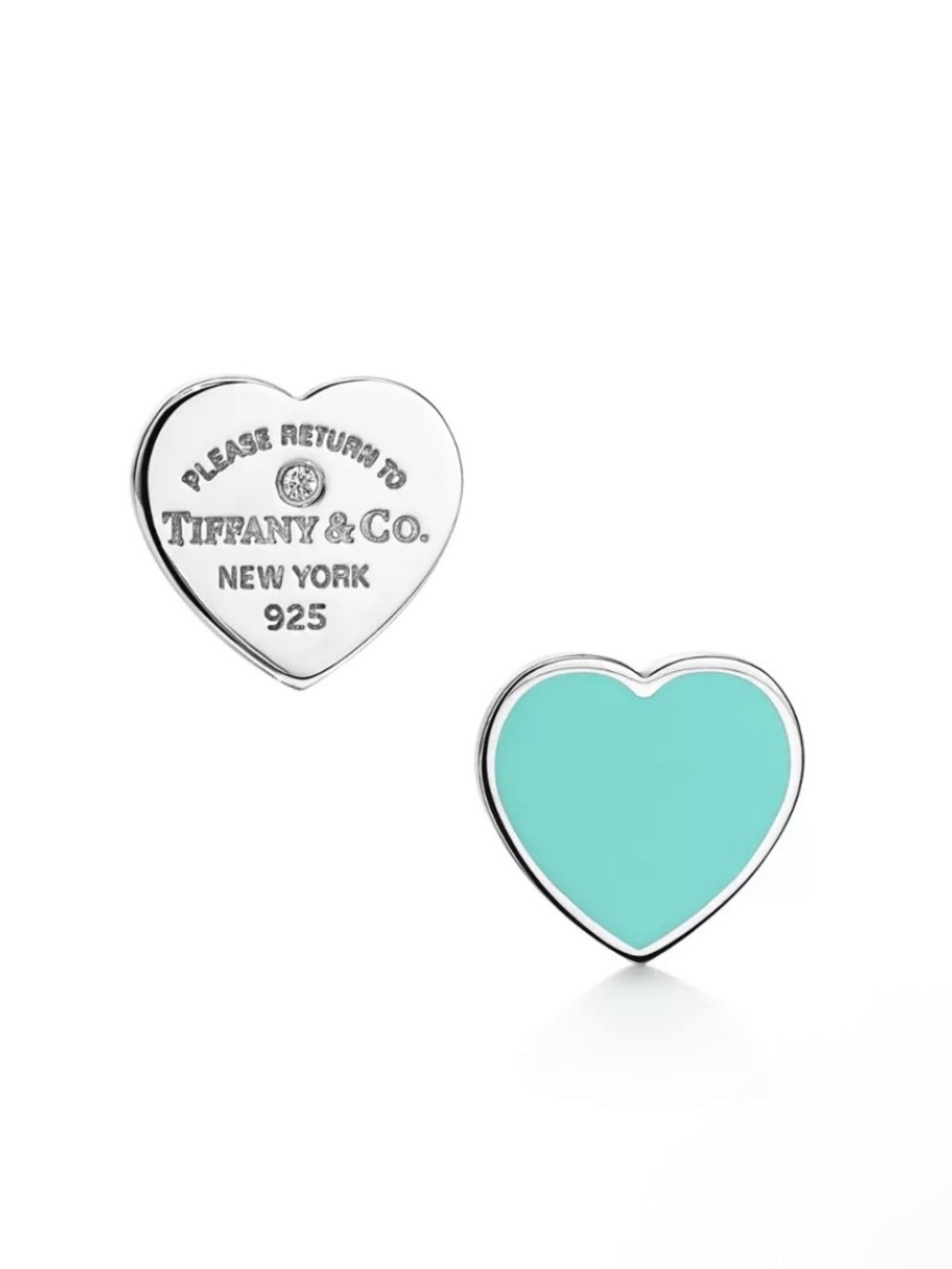 Tiffany & Co. Tiffany Blue with Diamond Heart Necklace, Bracelet, and Earrings - Picture 11 of 16